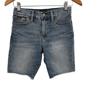 Polo Ralph Lauren‎ Sullivan Slim Fit Denim Shorts Adjustable Waist Size 12